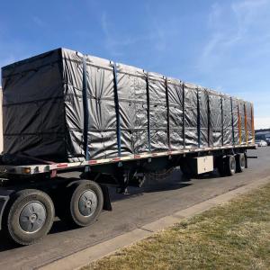 Wholesale 20'X27' PVC Tarpaulin Fabric Ultra Light 14oz Vinyl Flatbed Cargo Tarp from china suppliers