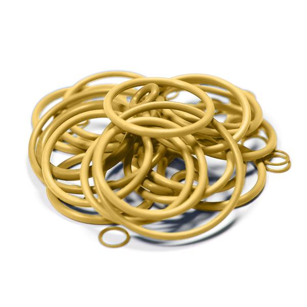 Brown FKM HNBR Round O Rings High Production Capacity for Automotive Industry Equipment