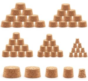 Wholesale LS Clear Glass Bottle Caps for Conical Cork Wine Bottle Stoppers in Custom Sizes from china suppliers