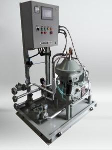 Wholesale 1500L/H Vertical Skid Structure Diesel Fuel Oil Centrifuge Automatic Continuous from china suppliers