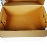 Corrugated Custom Packing For Carton Brown Printing Logo With Cardboard Mailer