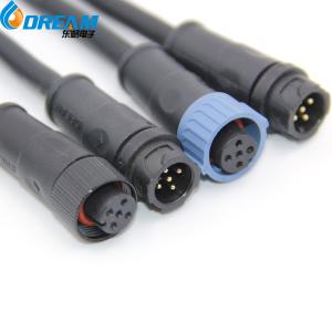 Wholesale NEW M Series Connector M12 Connector Power Cable Male Female Electrical Connector from china suppliers