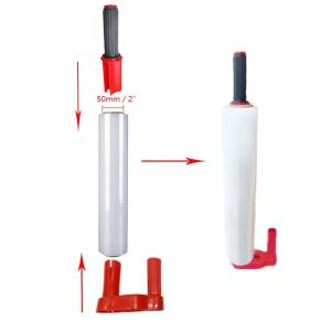 Wholesale Manual LLDPE pallet stretch film plastic furniture wrap With Rotating Handle Dispenser from china suppliers