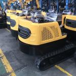 SGS Micro Electric Mini Excavator KOOP Diesel Engine Mini Digger On Trailer