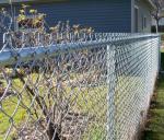 200*50mm PVC Coated Chain Link Mesh Fence Panels For Playground