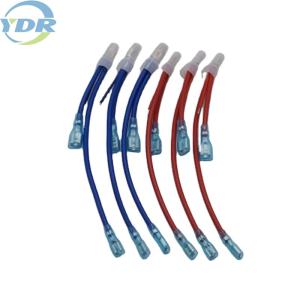 Wholesale 6.3mm Electrical Jumper Wire , Electricity Box Female Jumper Cables Nipple Housing from china suppliers