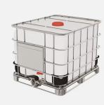 High Speed Electric 265 Gallon IBC Tote Mixer Container Cream Homogenizing