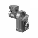 Compact Single Stage Speed Helical Gear Reducer Motor OEM