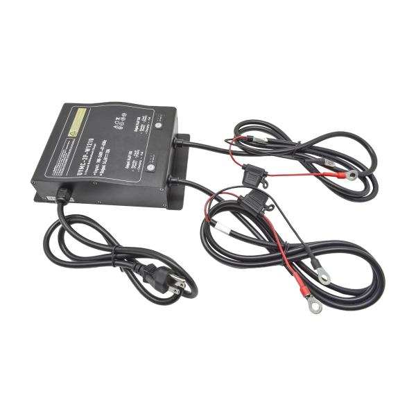 Waterproof Smart Electric Scooter Automatic 12V 10A 2-bank Lithium Battery