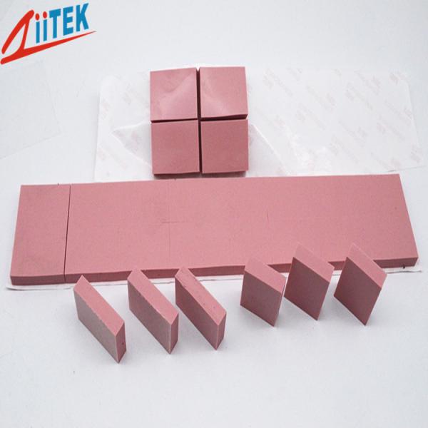 UL Recognized 45 Shore 00 Thermal Conductive Pad Pink Silicone Sheet 2.5W/mK For