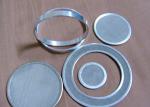 Circular Cake Filter Disc Air Filters Material , 70 Micron Stainless Steel Mesh