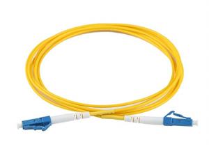 Wholesale LC To LC Fiber Optic Patch Cord 2.0mm LSZH 9/125 Single Mode 0.3dB Vibration from china suppliers