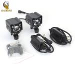 Black Design White Yellow Beam Motorcycle Front Spotlight LED Driving Light