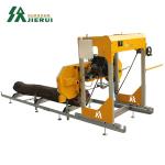 2000 KG Weight Wood Cutting Saw Machines With 36 Inch Band Sawmill Diesel Motor