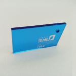 Blue 1220*2440mm Translucent Clear Anti UV Acrylic Sheet Signage Material