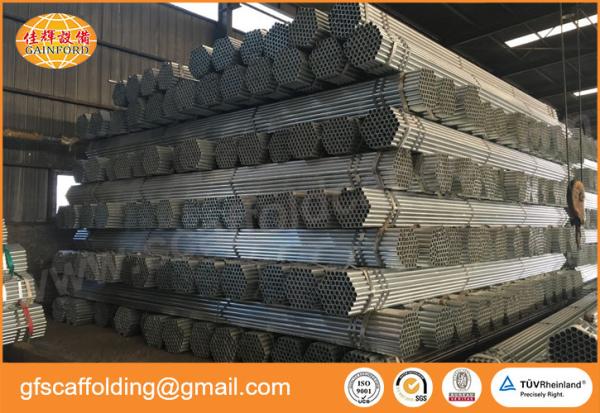 EN10219 BS1139 scaffolding hot dipped galvanized tube with 6 M in South east
