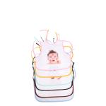 Custom Sublimation Blank Polyester Baby Bib For Sublimation Photo Printing