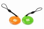Dia 25mm Epoxy NFC Tag Sticker Label Printing 213/215 Key Ring For Phone