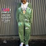 Custom Full Face Zip up Hoodie Screen Print Logo Rhinestone Sweatsuits Acid Wash