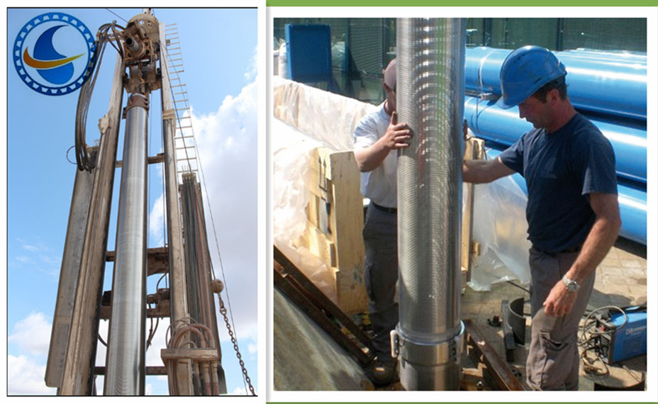 8-5/8" Diameter Continuous Slot Water Well Johnson Wire Screen