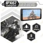 6.3 Inch Touch Screen Motorcycle Gps Navigator Radio Portable for Motorcycle