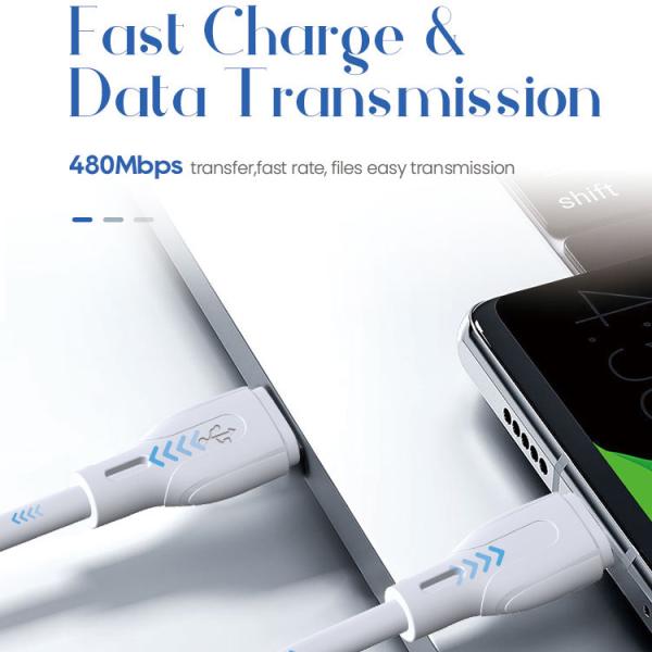 USB 2.0 Type C Cable for High-Speed Data Transfer and Fast Charging and Power Delivery