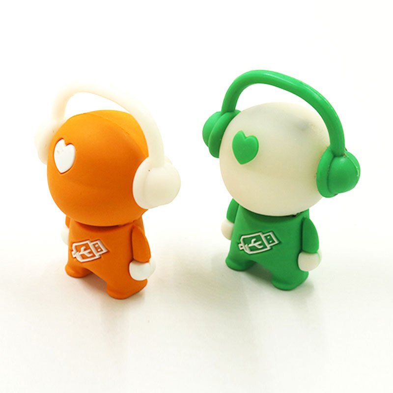 2.0 3.0 PVC Cartoon Usb Flash Drive 16G 64G Full Memory FCC certification