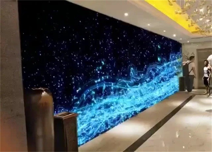 Aluminum LED Display Screen 256*128mm Module Indoor Full Color With Optimum View Distance 6m-30m