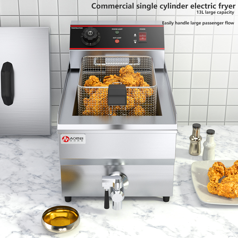 290x520x360 Electric Deep Fryer for Healthy Food Frying in Commercial Kitchen