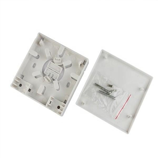 PVC Fiber Optic Cable Wall Plate , 4 Core FTTHTermination Box For Fiber Optic