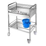 Portable SUS 304 Medical Trolley Cart Anti Corrosion