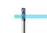 High Tip Strength 4 Flute Carbide End Mill With Accurate Arc Accuracy