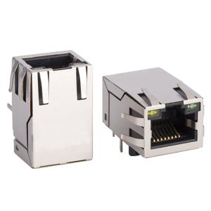 China POE RJ45 Connector Single Port 1X1 Tab-Up 10/100Base-Tx TM311B01DAB213007 on sale