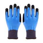 OEM ODM Smooth Nitrile Palm Gloves 13 Gauge Polyester Double Dipped Gloves For