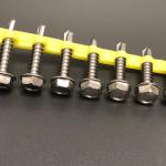 #10 X 32mm Hex Washer Head Self Drilling Screws 410 SS Full Thread Screws