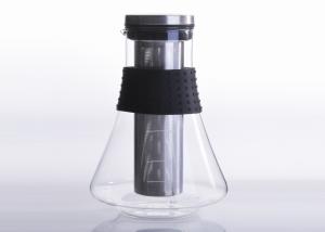 Wholesale Borosilicate Glass Cold Brew Coffee Maker , 32OZ Cold Coffee Pitcher from china suppliers