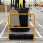 Large Rubber Mats For Flexible Floor-Level Guardrail System Keeps Your Walkways,