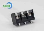 600V 30A Single Level Barrier Terminal Block Steel M4 Screw 11.00mm 2-18P