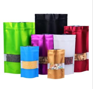 Wholesale High Barrier Aluminum Foil Pouches 18*26cm Stand Up Plastic Printed Pouch With Window from china suppliers