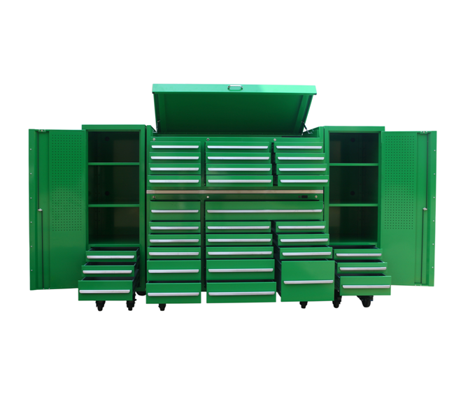 Store Your Tools in One Place with this Heavy Duty 96 Inch Metal Garage Tool Cabinet
