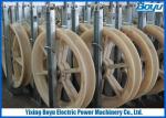 830x110 Single Nylon Wheels Diameter 830mm Load 30kN Bundled Conductor Pulley