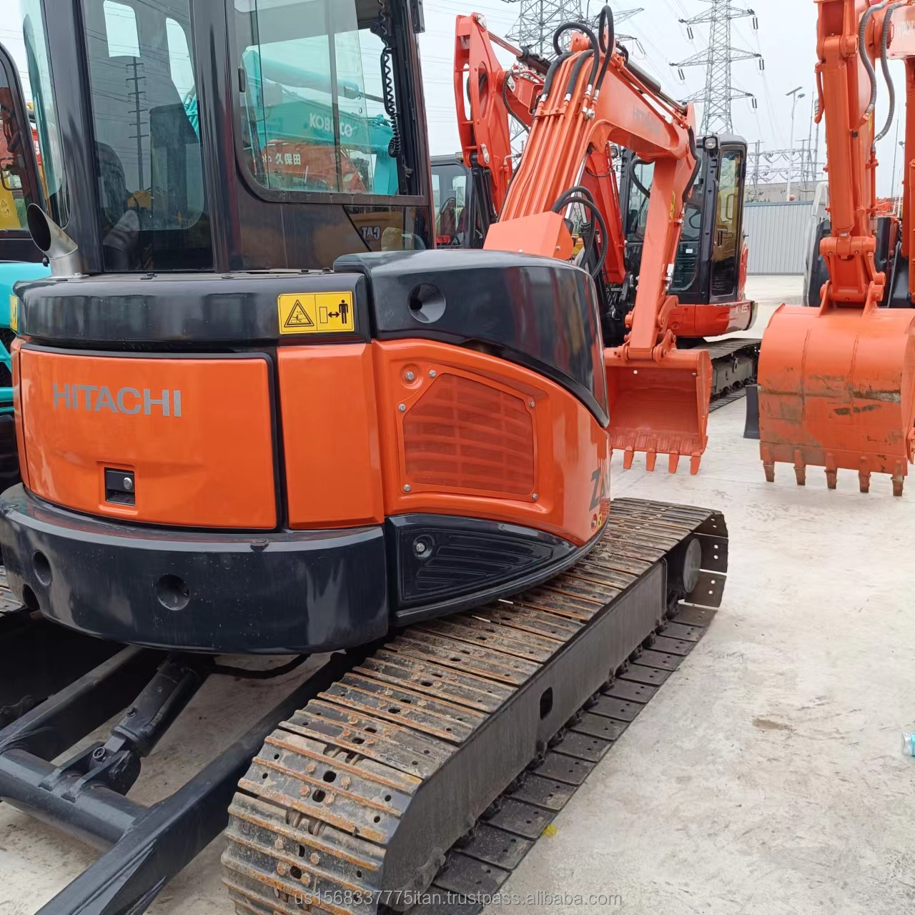 5ton Mini Excavator Hitachi ZX50u and Original Hydraulic Pump from Japan for Import