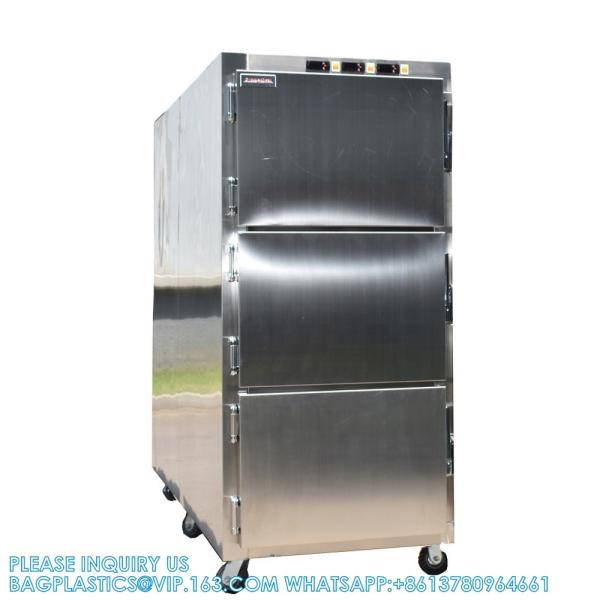 3 Drawers Corpse Freezer Bodies Mortuary Refrigerators Morgue Refrigerator With