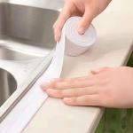 PVC Adhesive Kitchen Sealing Strip Bathroom Sealant Strip 9.69Ft