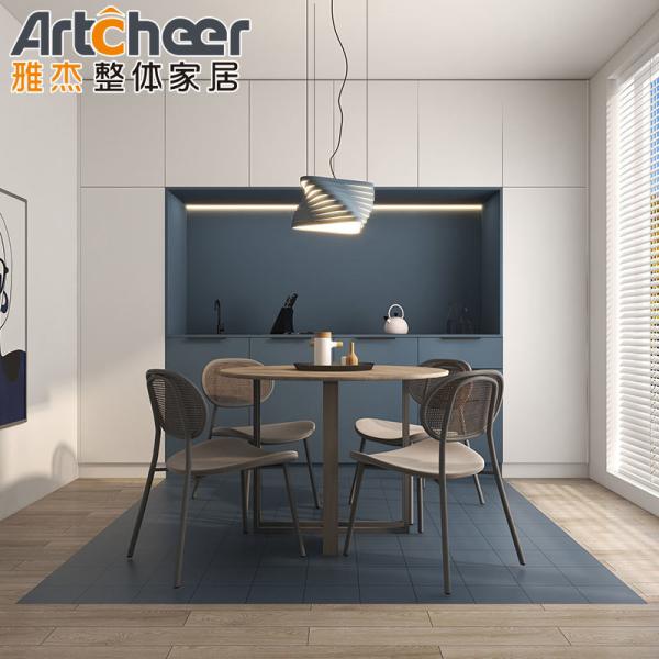 E1/Eco-Friendly Material Modern Contemporary White PVC RTA Shaker Kitchen