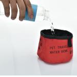 Pet Folding Bowl Oxford Cloth Waterproof Portable Dog Bowl Pet Travel Bowl