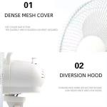 12Inch Electric Solar Rechargeable Table Fan For Living Room Floor Ventilation