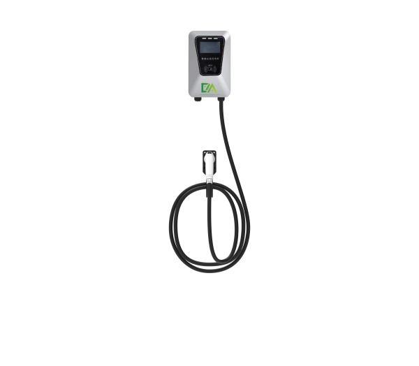 European Standard EV Charging Accessories 7kw Screen 4g Connected Single Gun Ac