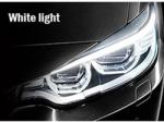 30cm 45cm 60cm Daytime Car Headlight LED Tube Strip Brake Flow Guide Light 2pcs
