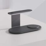 V2206 Stand Type Wireless Charger 15W 3 In 1 Fast Charger Suppport Iwatch